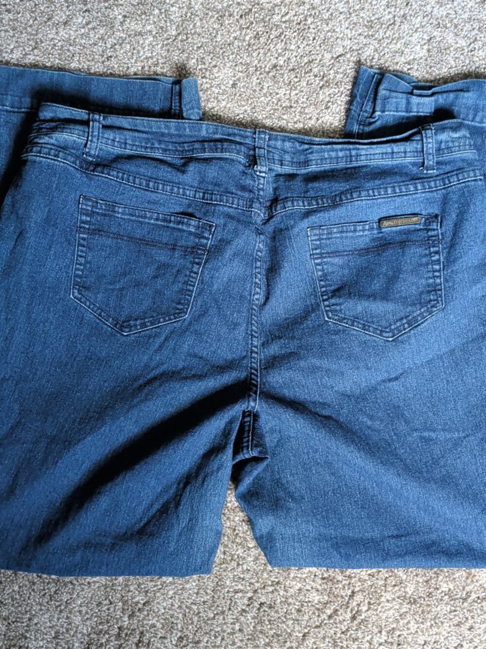 Ashley Stewart Womens Size 20 Average Denim "Average Bootleg" Stretch Jeans